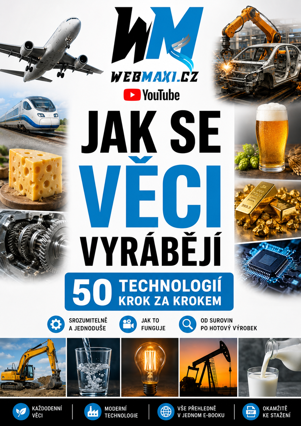 Jak se věci vyrábějí – 50 technologií krok za krokem | E-book PDF