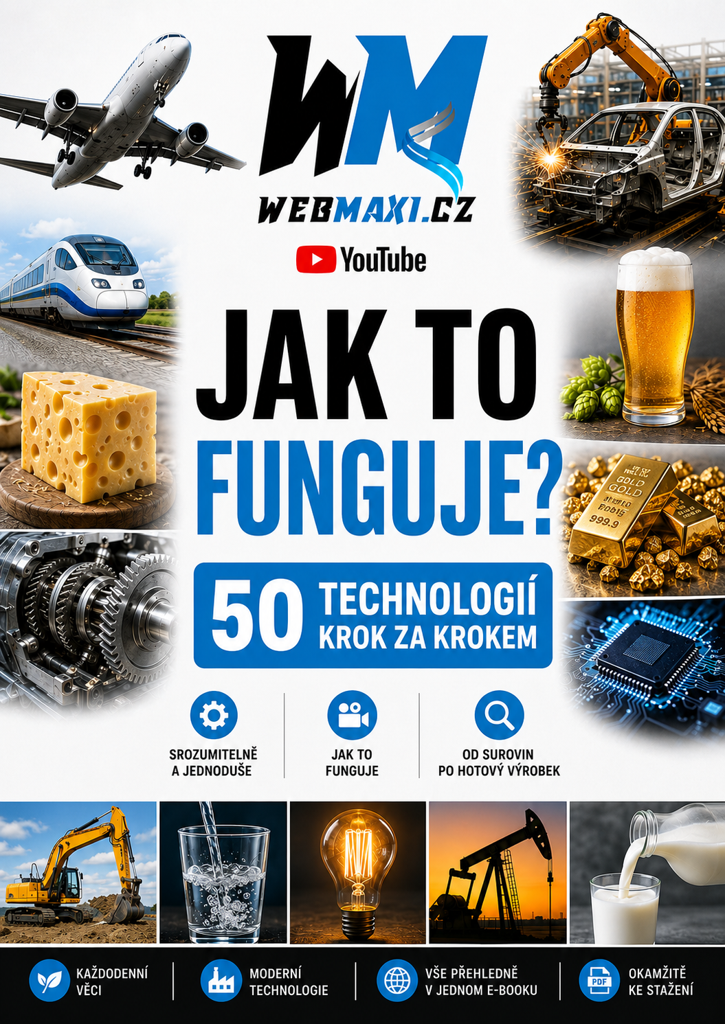 Jak věci fungují – 50 technologií krok za krokem | E-book PDF